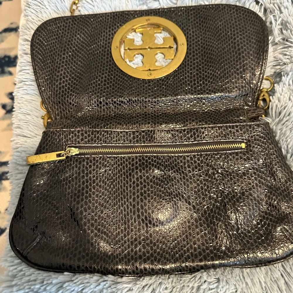 Vintage Black Tory Burch Crossbody Black purse - Picture 2 of 4